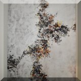 A08. Crate & Barrel canvas art by Kari Taylor 60”h x 40”w 